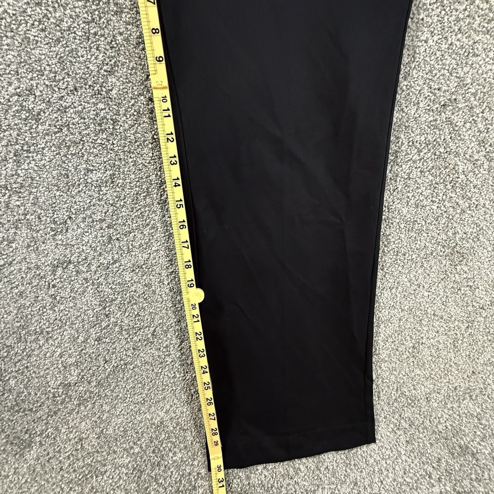 Talbots Signature Womens Size 18 Black Straight Leg Stretch Pants 30 Inseam - Picture 8 of 8